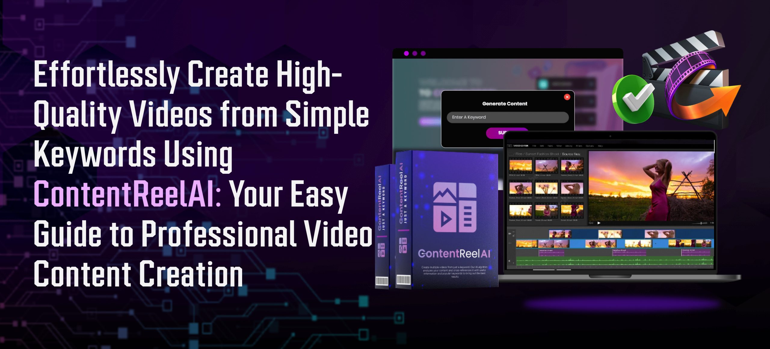 Effortlessly Create High-Quality Videos from Simple Keywords Using ContentReelAI: Your Easy Guide to Professional Video Content Creation