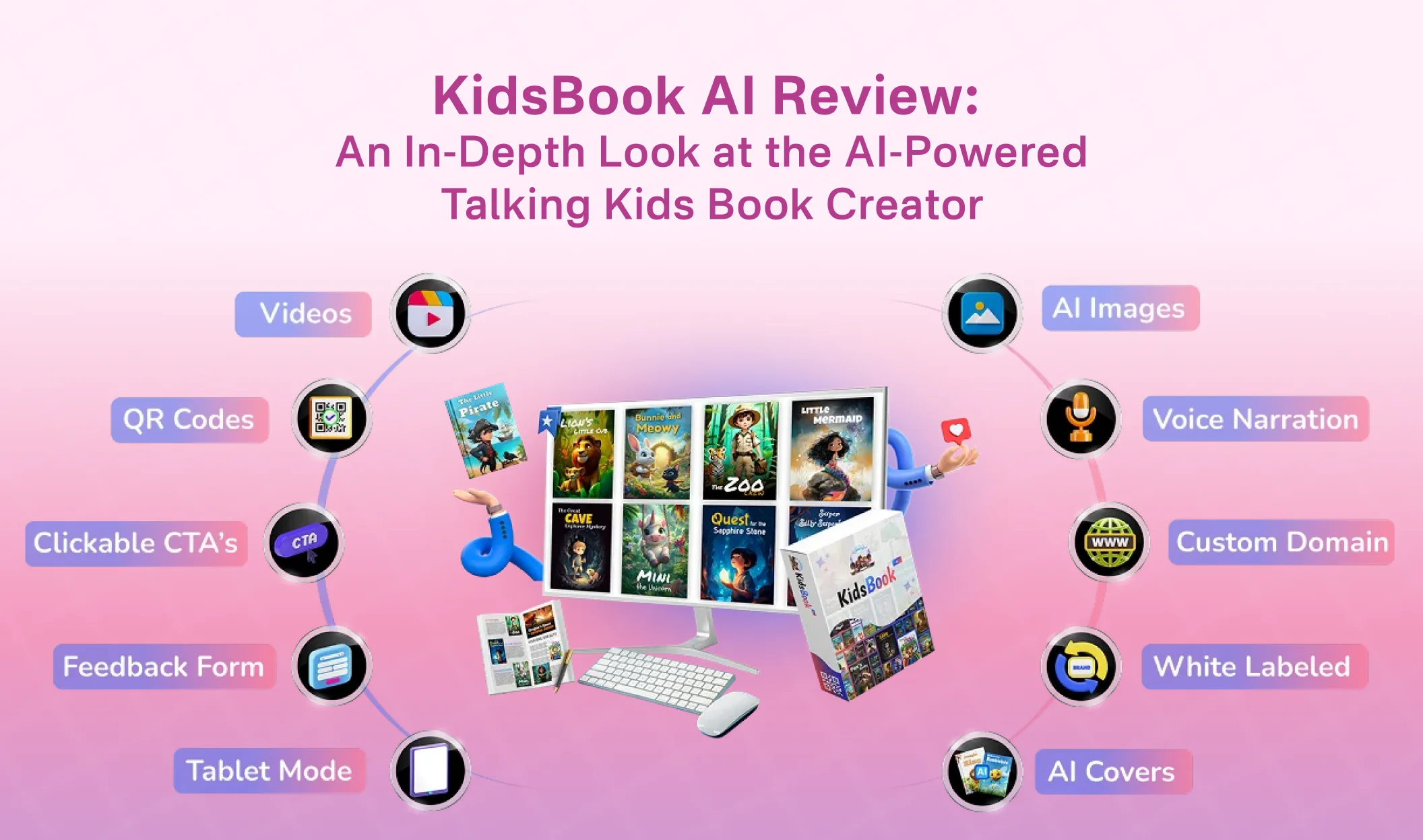 AI-powered talking kids book creator